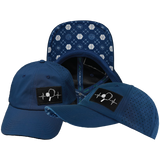 Pickleball - 6 Panel - Unstructured - Relaxed Fit - Navy - Laser Mesh (Unisex)