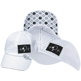 Pickleball - 6 Panel - Unstructured - Relaxed Fit - White - Laser Mesh (Unisex)