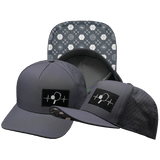 Pickleball - 5 Panel - Structured - Charcoal Gray - Laser Mesh (Unisex)