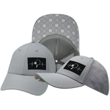Pickleball - 6 Panel - Shallow Fit - Pony Tail - Gray - Laser Mesh (Unisex)