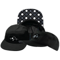 Pickleball - 5 Panel - Sporty - Unstructured - Black - Laser Mesh (Unisex)
