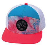 **YOUTH** THB  - 7 Panel - Pixi Dust - Neon Peach / Neon Blue / White (Unisex)