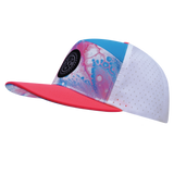 THB - 7 Panel - Pixi Dust - Neon Peach / Neon Blue / White - Laser Mesh (Unisex)