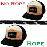 Hat Rope - Black / White - Dash (Case Of 10 Ropes) $30-$3ea