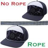 Hat Rope - White / Blue - Checkered (Case Of 10 Ropes) $30-$3ea