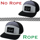 Hat Rope - White / Gray - Pixel (Case Of 10 Ropes) $30-$3ea