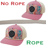 Hat Rope - Cream / White - Waves (Case Of 10 Ropes) $30-$3ea