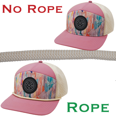 Hat Rope - Cream / White - Waves (Case Of 10 Ropes) $30-$3ea