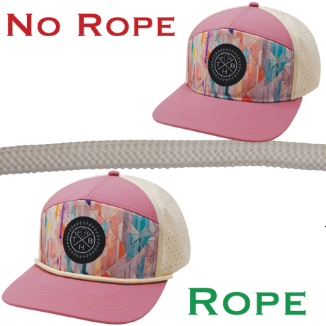 Hat Rope - Cream / White - Waves (Case Of 10 Ropes) $30-$3ea