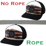 Hat Rope - Gray / White - Waves (Case Of 10 Ropes) $30-$3ea
