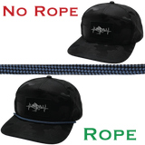 Hat Rope - Black / Blue - Checkered (Case Of 10 Ropes) $30-$3ea