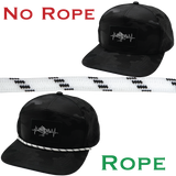 Hat Rope - White / Black - Dash (Case Of 10 Ropes) $30-$3ea