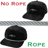 Hat Rope - Gray / White - Spiral (Case Of 10 Ropes) $30-$3ea
