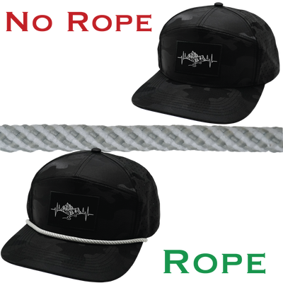 Hat Rope - Gray / White - Spiral (Case Of 10 Ropes) $30-$3ea
