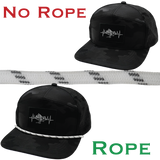 Hat Rope - White / Gray - Dash (Case Of 10 Ropes) $30-$3ea