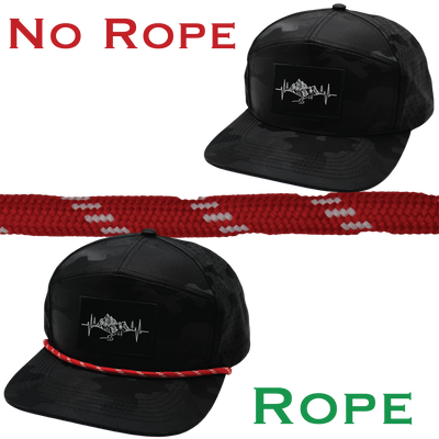 Hat Rope - Red / White - Dash (Case Of 10 Ropes) $30-$3ea