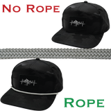 Hat Rope - Gray / White - Waves (Case Of 10 Ropes) $30-$3ea