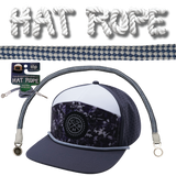 Hat Rope - White / Blue - Checkered (Case Of 10 Ropes) $30-$3ea
