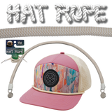 Hat Rope - Cream / White - Waves (Case Of 10 Ropes) $30-$3ea
