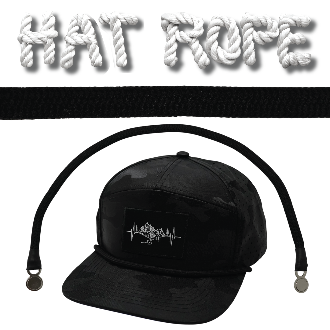 Hat Rope - Black – The Heartbeat Brand Wholesale