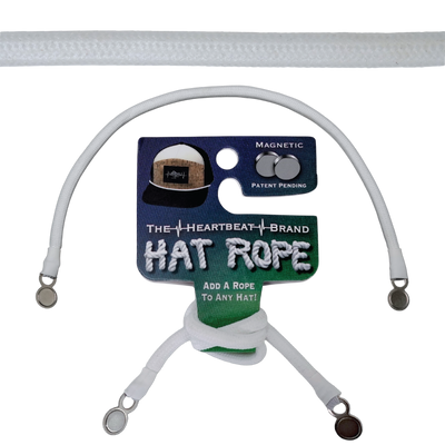Hat Rope - White (Case Of 10 Ropes) $30-$3ea