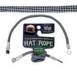 Hat Rope - White / Blue - Checkered (Case Of 10 Ropes) $30-$3ea