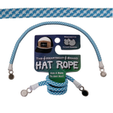 Hat Rope - Neon Blue / White - Pixels (Case Of 10 Ropes) $30-$3ea