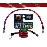 Hat Rope - Red / White - Dash (Case Of 10 Ropes) $30-$3ea