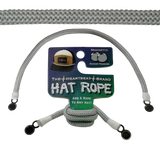 Hat Rope - Gray / White - Waves (Case Of 10 Ropes) $30-$3ea
