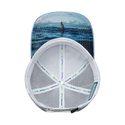 Surf - 6 Panel - Shallow Fit - Light Blue /  White - Trucker Mesh (Unisex)