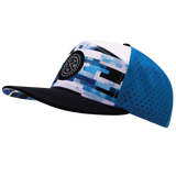 THB - 7 Panel - Sky Blocks - Black / White / Blue - Laser Mesh (Unisex)