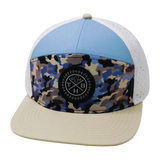 **YOUTH** THB  - 7 Panel - Sky Camo - Cream / Baby Blue / White (Unisex)