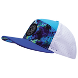 **YOUTH** THB  - 7 Panel - Starry Bright - Blue / Neon Green Blue / White - Laser Mesh (Unisex)