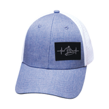 Surf - 6 Panel - Shallow Fit - Light Blue /  White - Laser Mesh (Unisex)