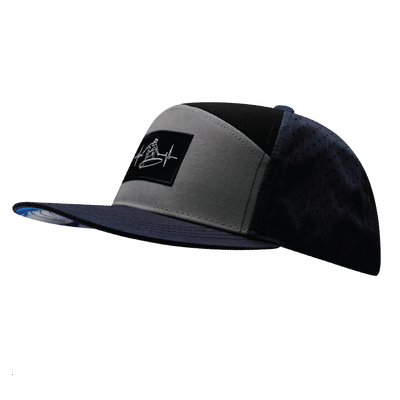 Surf - 7 Panel - Navy / Gray / Black - Laser Mesh (Unisex)