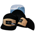 Surf - 7 Panel - Cork - Black - Jersey Mesh (Unisex)