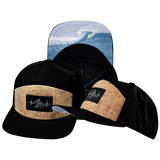 Surf - 7 Panel - Cork - Black - Jersey Mesh (Unisex)
