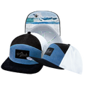 Surf - 7 Panel - Corduroy - Charcoal Gray / Light Blue / White - Jersey Mesh (Unisex)