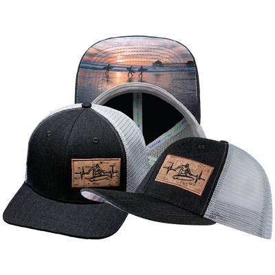 Surf - 6 Panel - Charcoal / Gray - Trucker Mesh (Unisex)