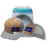 Surf - 6 Panel - Cork - Heather Gray / Gray - Trucker Mesh (Unisex)