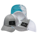 Surf - 6 Panel - Shallow Fit - Heather Gray / White - Trucker Mesh (Unisex)