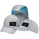 Surf - 6 Panel - AirMesh - Athletic Fit - Gray - Fabric Back (Unisex)