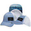 Surf - 6 Panel - Shallow Fit - Light Blue /  White - Trucker Mesh (Unisex)