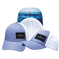 Surf - 6 Panel - Shallow Fit - Light Blue /  White - Laser Mesh (Unisex)