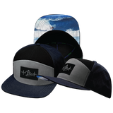 Surf - 7 Panel - Navy / Gray / Black - Laser Mesh (Unisex)