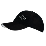 Texas - 6 Panel - AirMesh - Athletic Fit - Black - Fabric Back (Unisex)