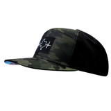 Texas - 7 Panel - Green Camo / Black - Jersey Mesh (Unisex)
