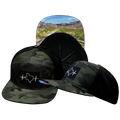 Texas - 7 Panel - Green Camo / Black - Jersey Mesh (Unisex)