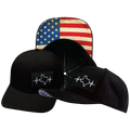 Texas - 6 Panel  - Black - Laser Mesh (Unisex)