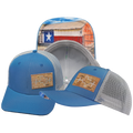 Texas - 6 Panel  - Light Blue / Gray - Trucker Mesh (Unisex)